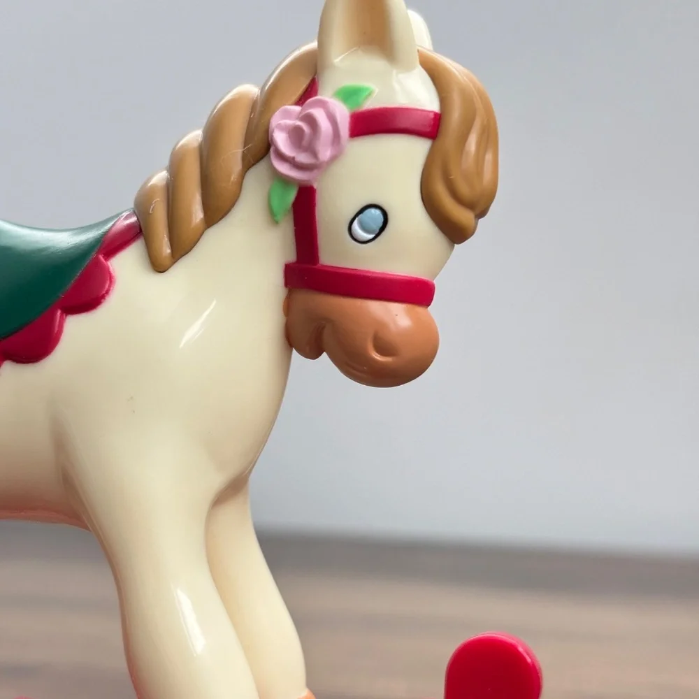 AMERICAN GIRL Bitty Baby Doll Toy ROCKING HORSE Evergreen Holiday Christmas 2007